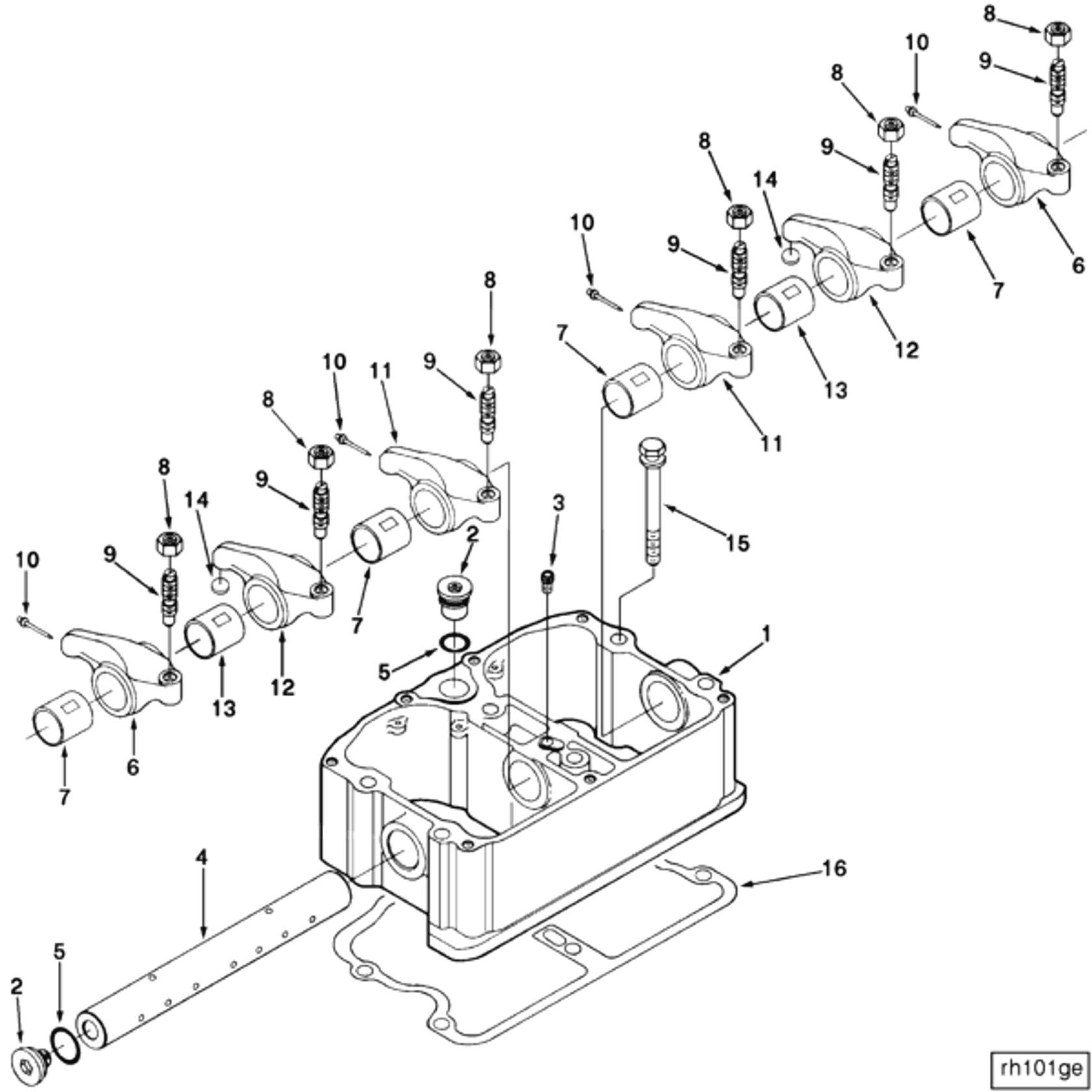 Rocker | Cummins 3044788 | Rocker Housing