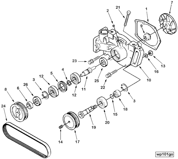 Water Pump | Cummins 3045943