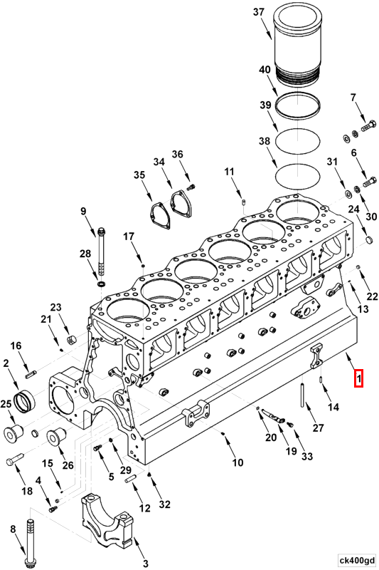 Cylinder Blok | Cummins 3045960