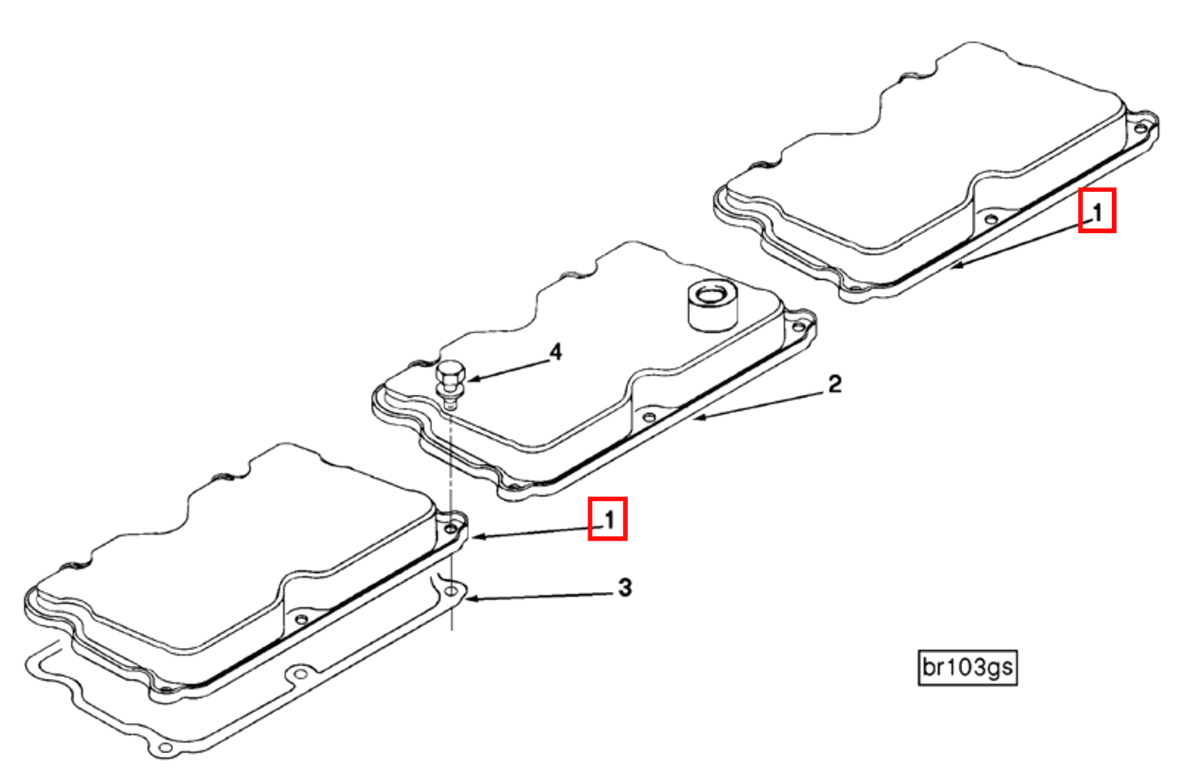 Rocker | Cummins 3050353 | Rocker Lever Cover