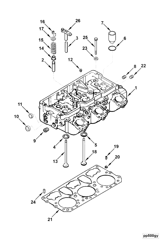 Cylinder Head | Cummins 3052176