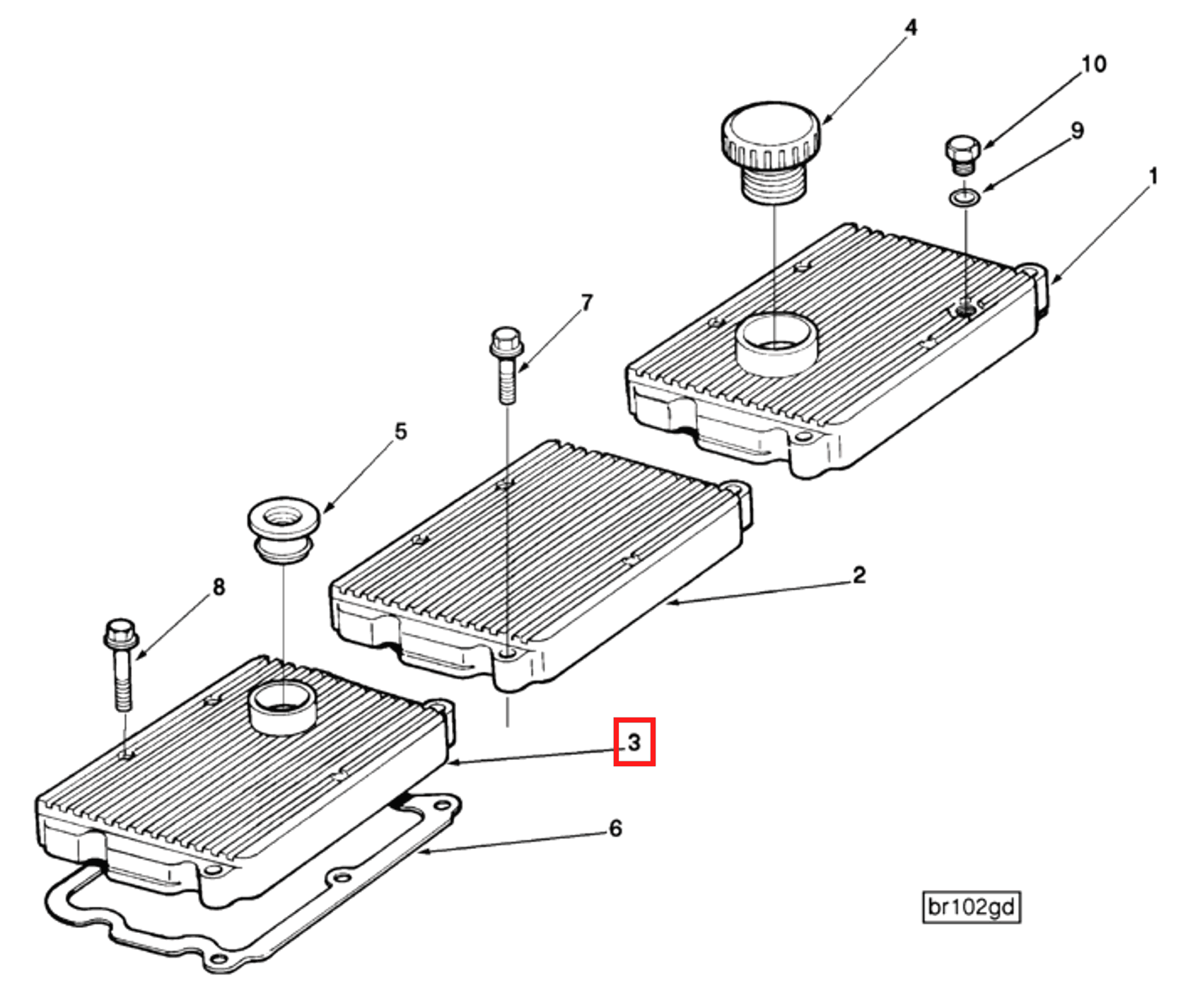 Rocker | Cummins 3053194 | Rocker Lever Cover