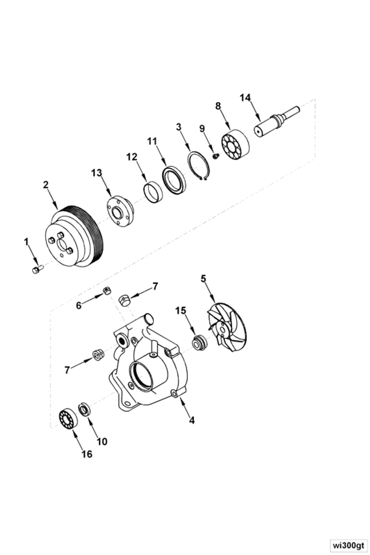 Water Pump | Cummins 3053498
