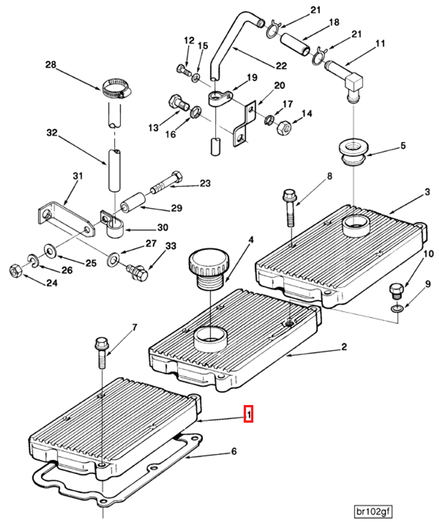 Rocker | Cummins 3054931 | Rocker Lever Cover