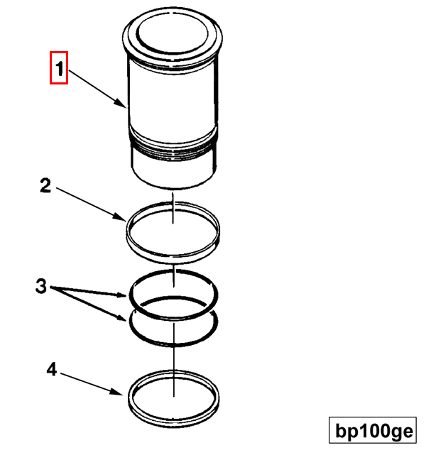 Cylinder liner | Cummins 3055099