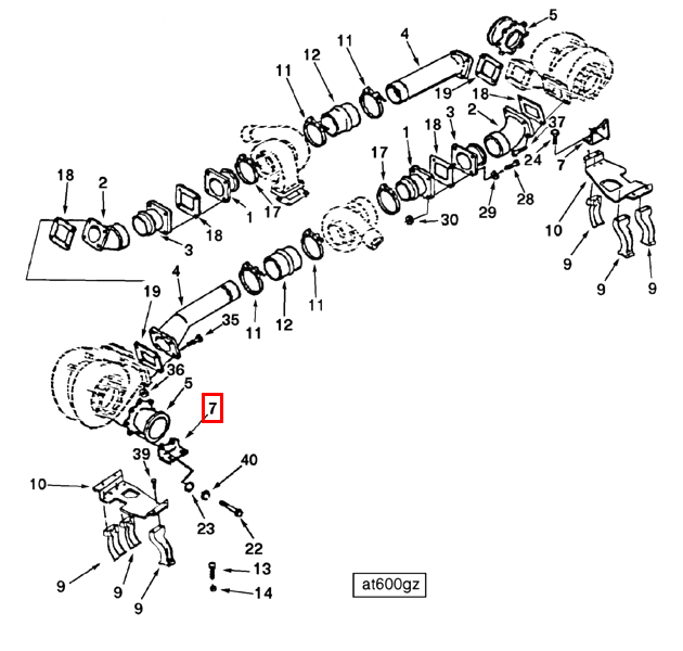 Turbocharger | Cummins 3055121 | Turbocharger Bracket
