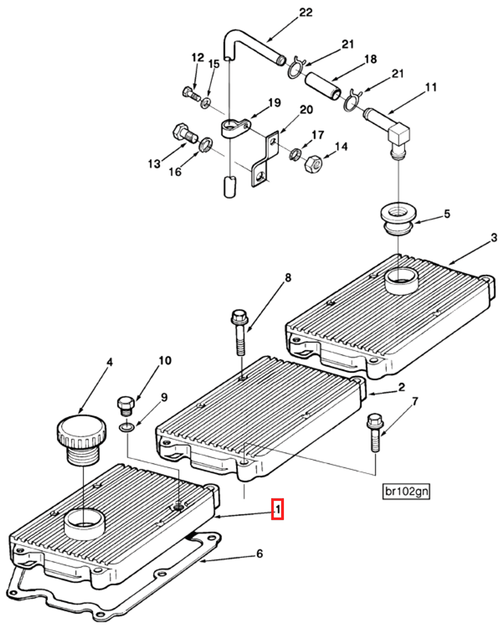 Rocker | Cummins 3056444 | Rocker Lever Cover