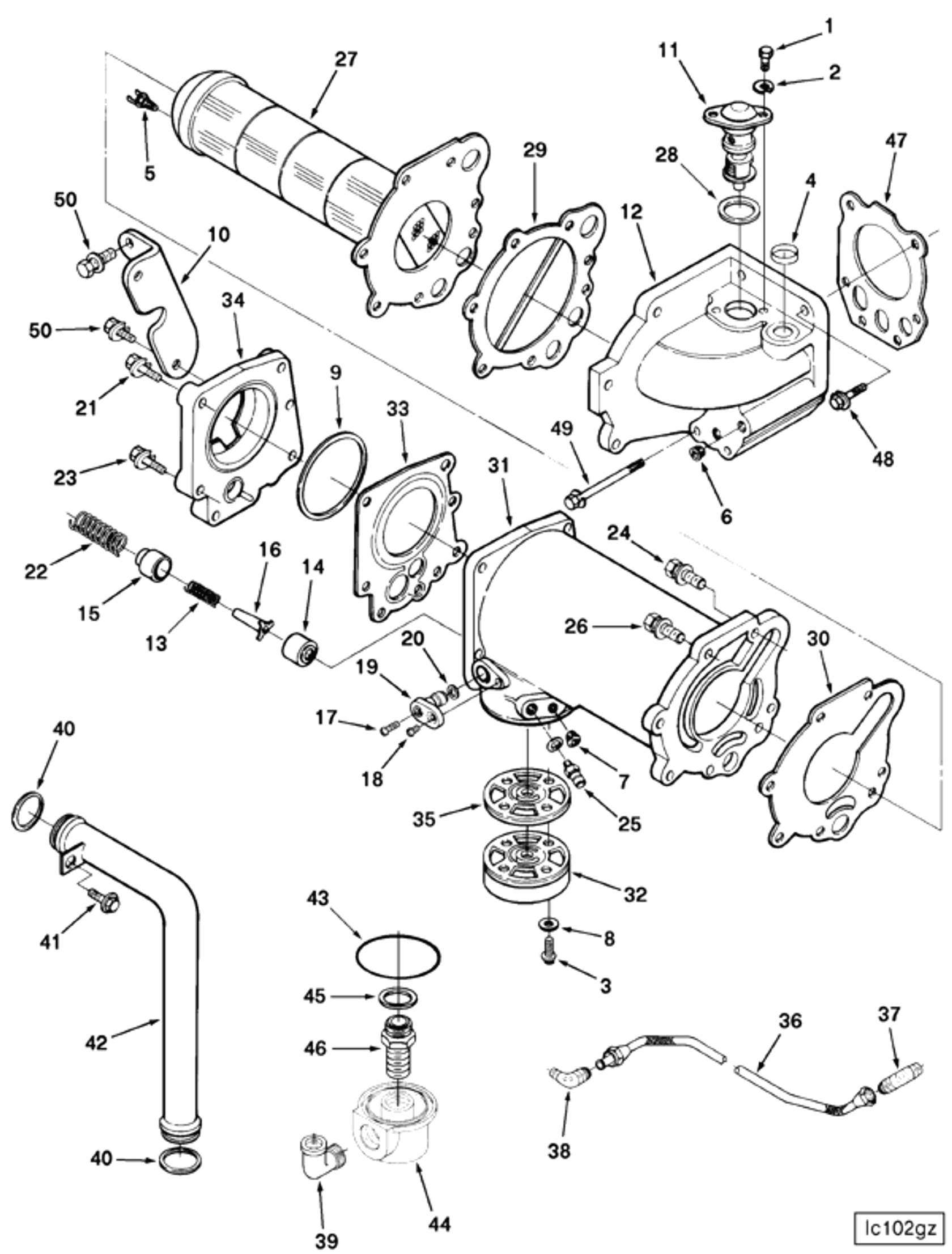 Engine | Cummins 3059870 | Engine Oil Cooler