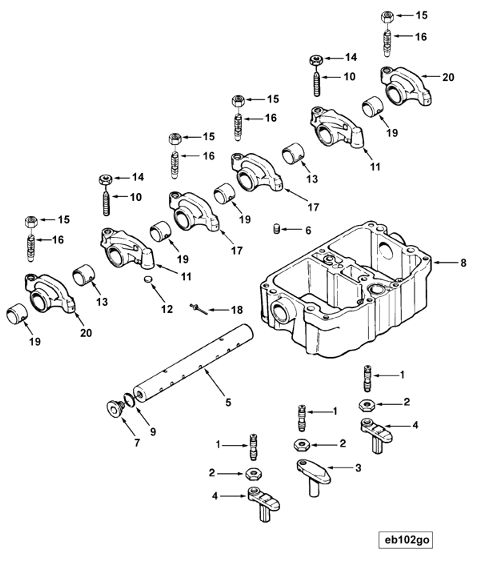 Rocker | Cummins 3060270 | Rocker Lever