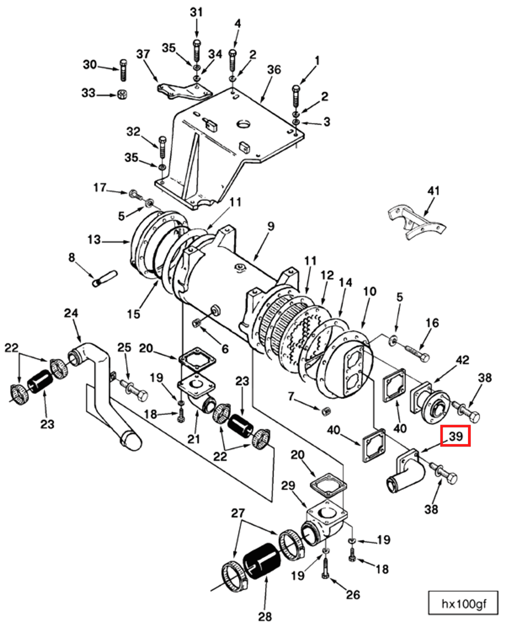 Heat Exchanger | Cummins 3060829 | Heat Exchanger Inlet Connection