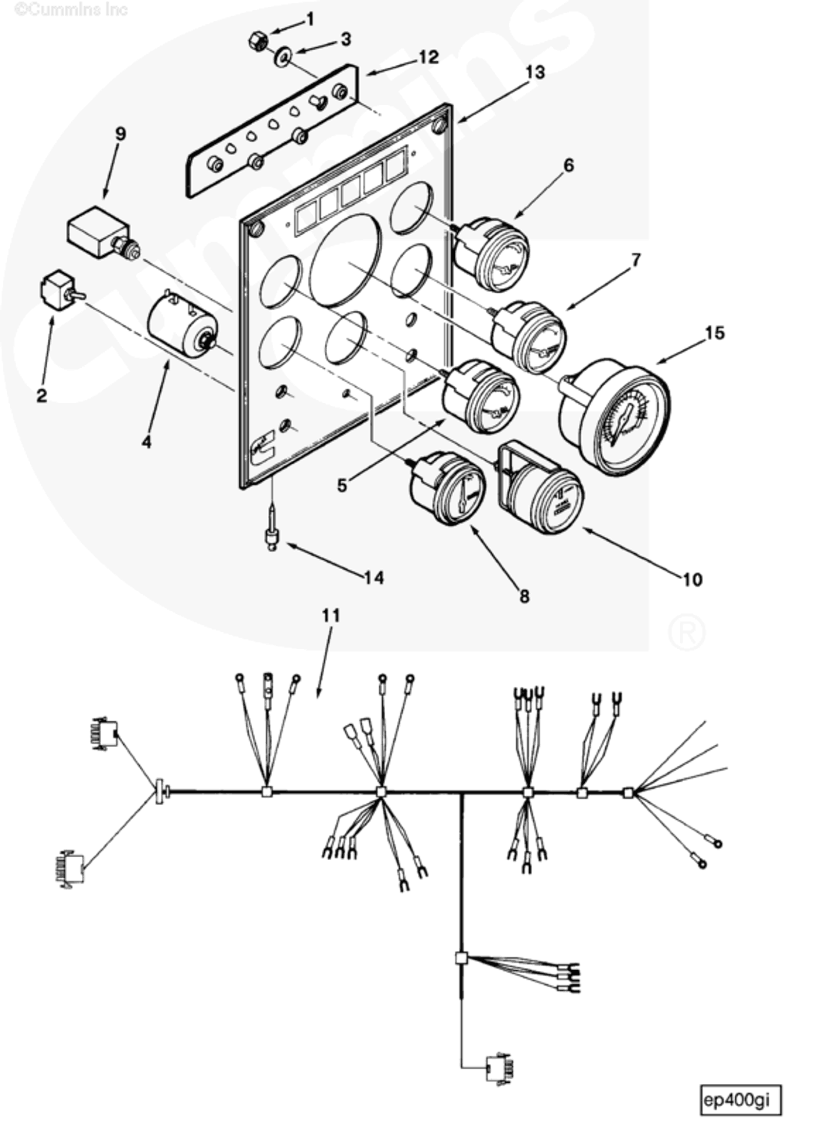 Engine | Cummins 3062654 | Engine Instrument Panel
