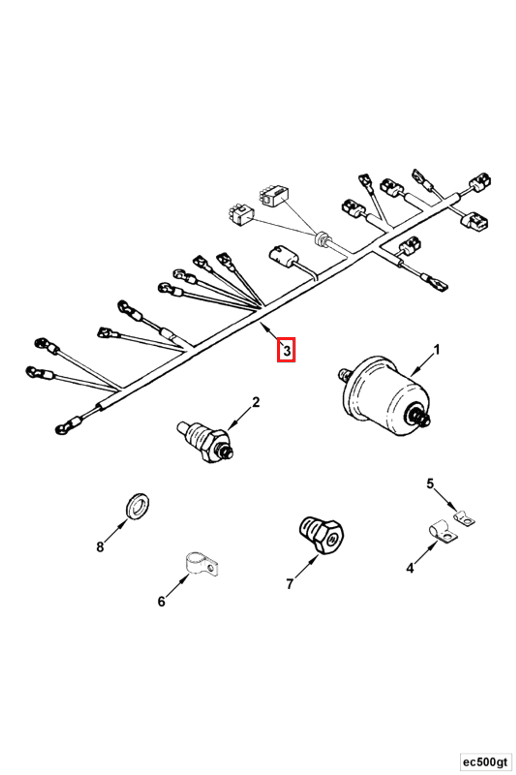 Ring | Cummins 3062869 | Wiring Harness