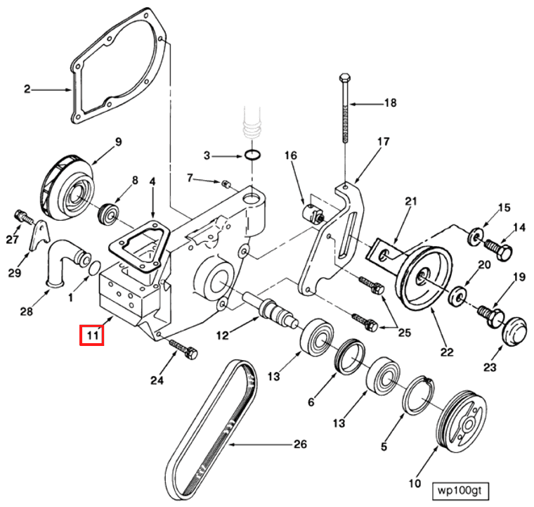 Water Pump | Cummins 3062899 | Water Pump Body