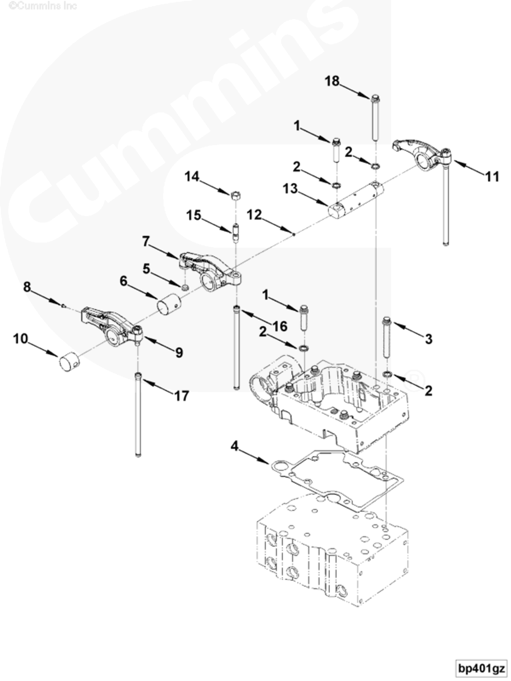 Rocker | Cummins 3065810 | Rocker Levers