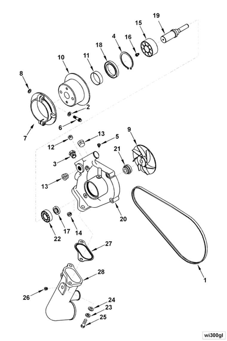 Water Pump | Cummins 3066152