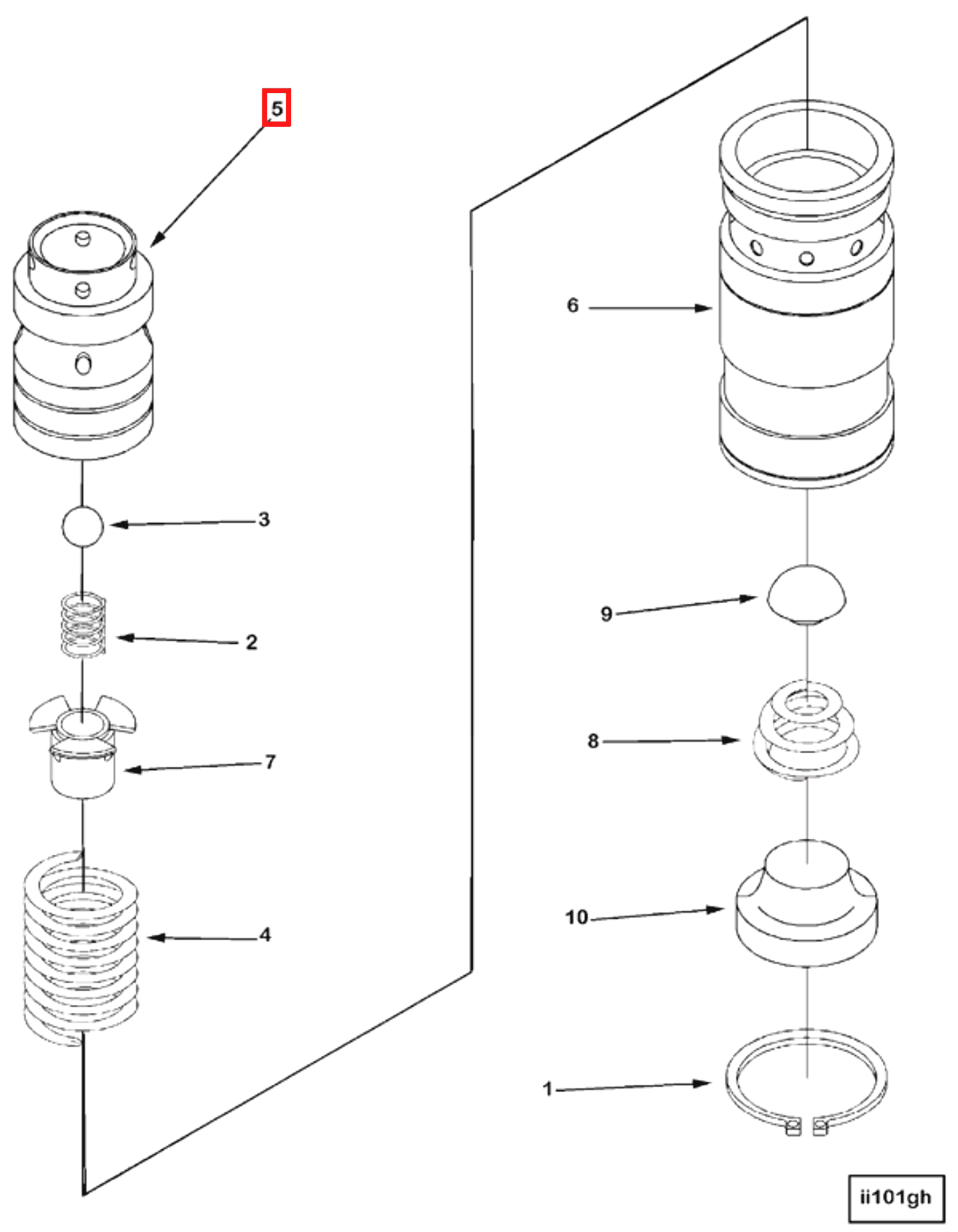 Tappet | Cummins 3066708 | Tappet Plunger