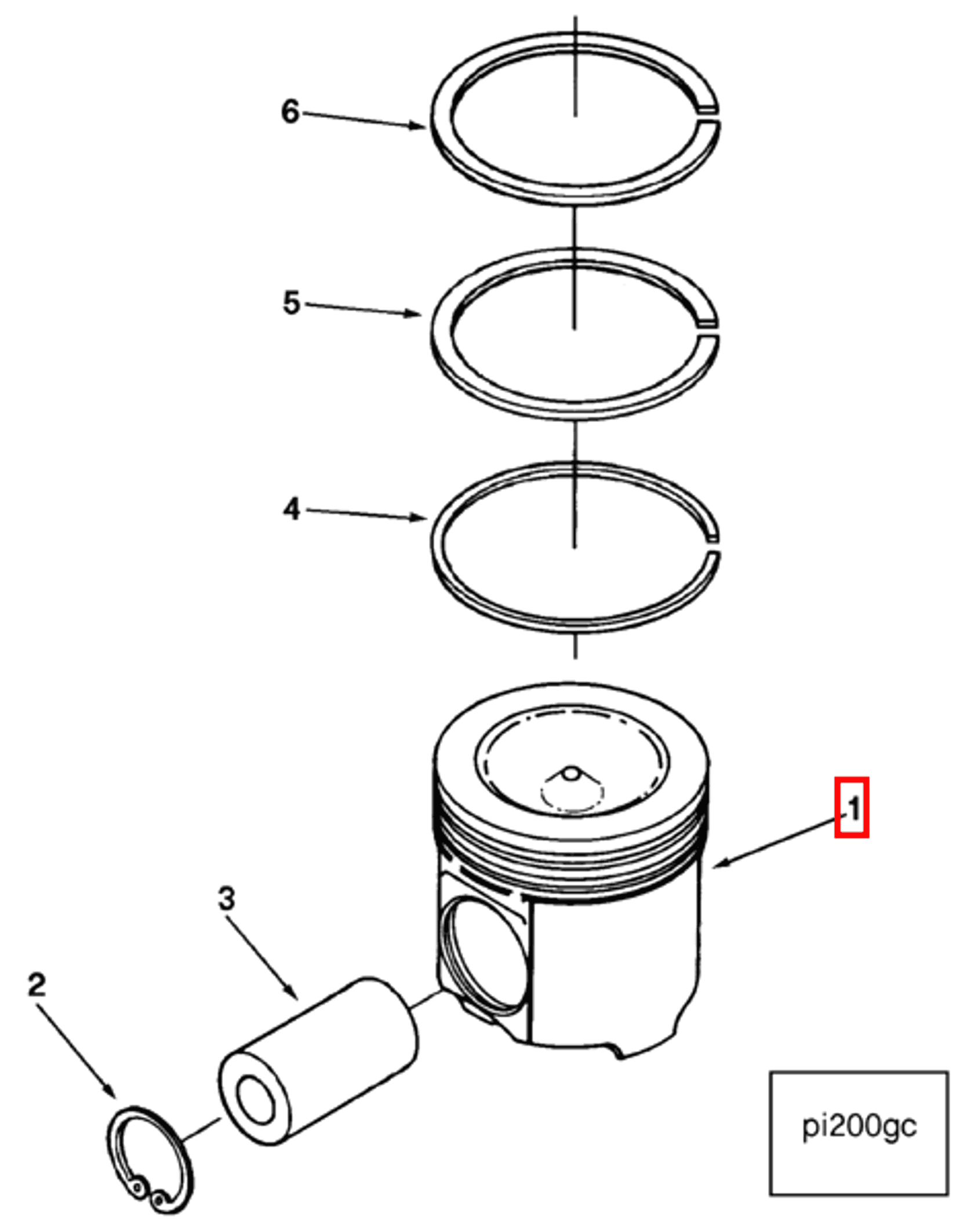 Engine | Cummins 3068090 | Engine Piston