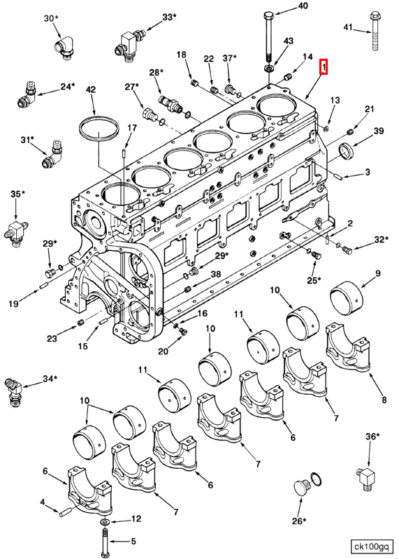 Cylinder Blok | Cummins 3068096