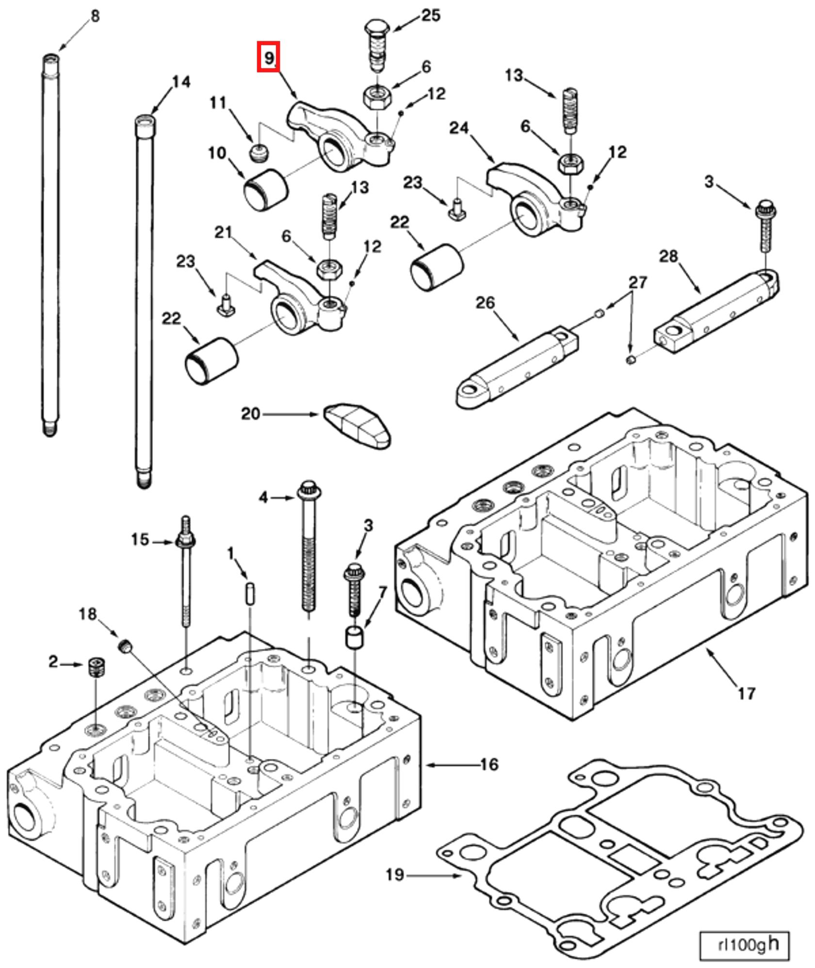 Rocker | Cummins 3068192 | Rocker Lever