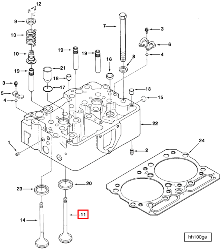 Valve | Cummins 3068519 | Intake Valve
