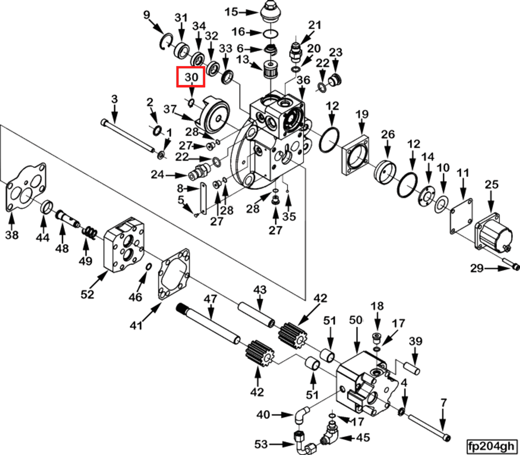 Retainer | Cummins 3068768 | Retaining Ring