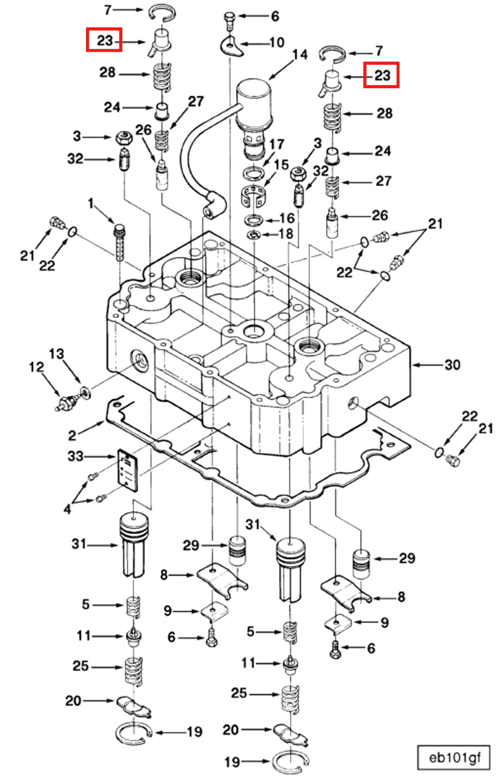 Retainer | Cummins 3070530 | Control Valve Retainer