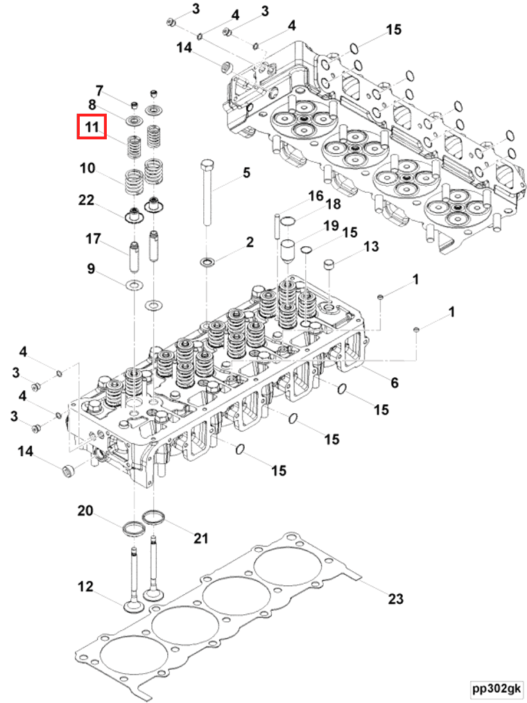Valve | Cummins 3071327 | Valve Spring