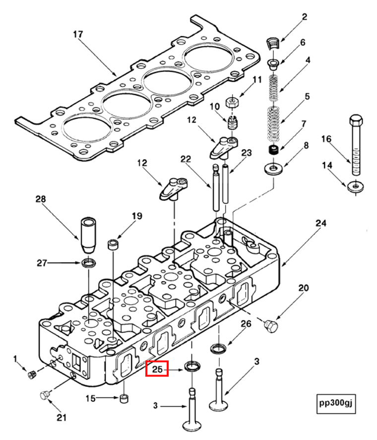 Valve | Cummins 3071466 | Valve Insert