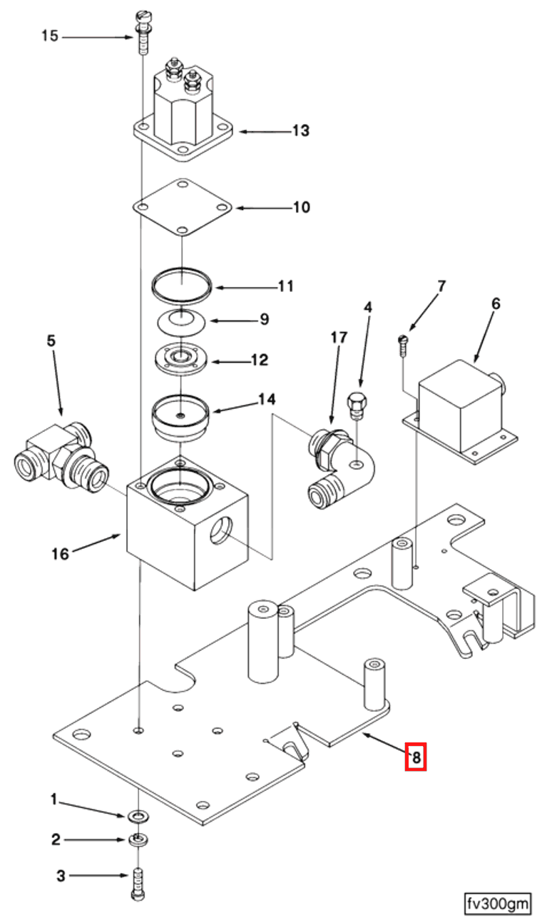 Valve | Cummins 3071472 | Valve Bracket