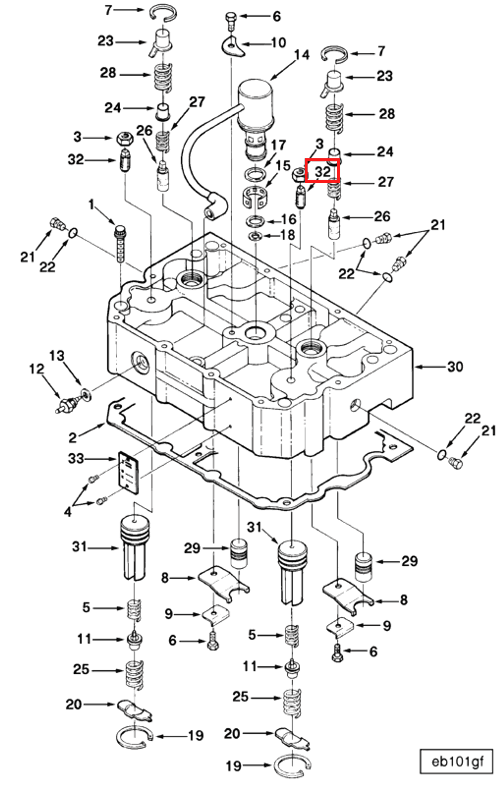 Engine | Cummins 3071593 | Engine Brake Adjusting Screw