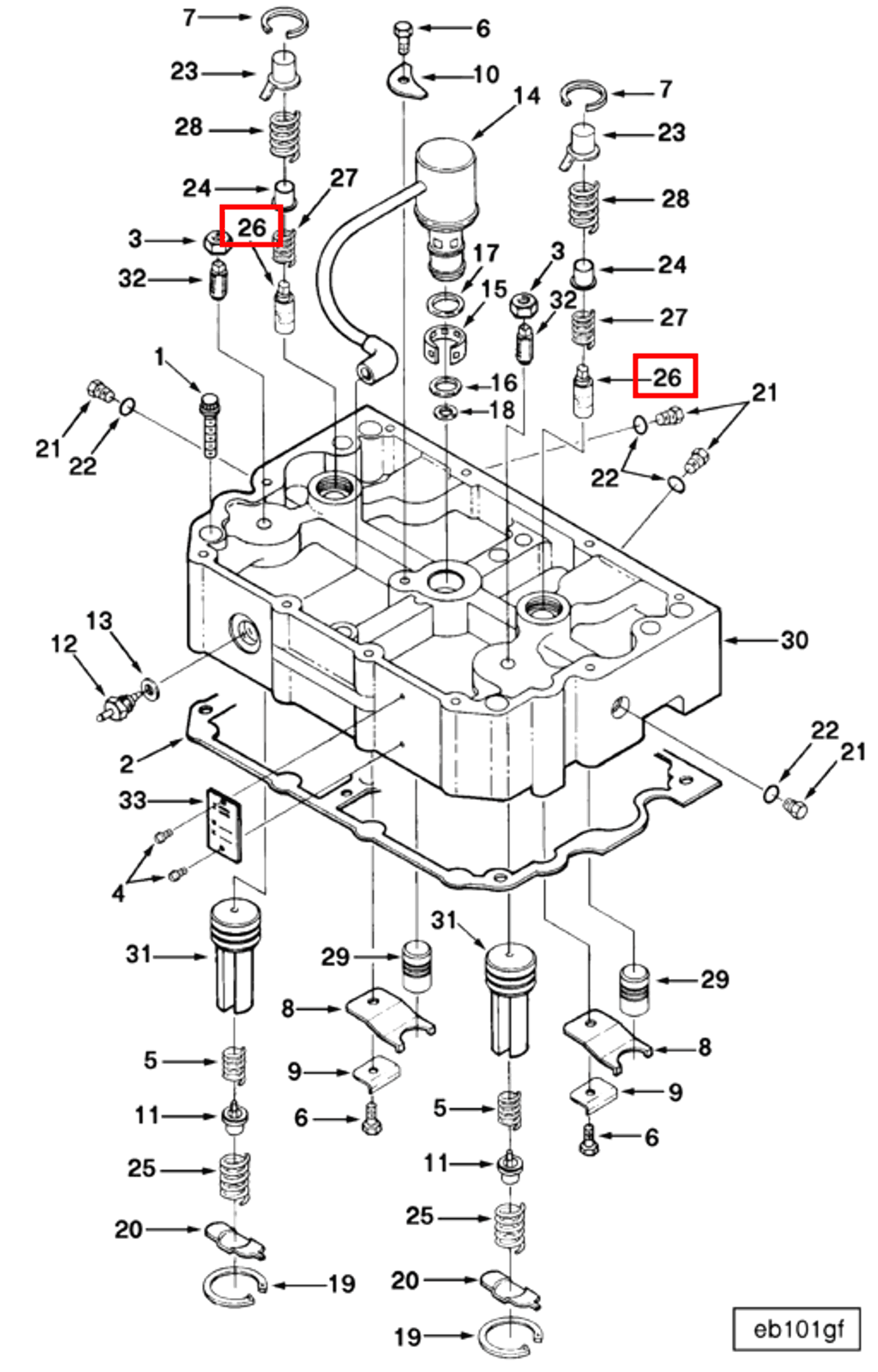 Engine | Cummins 3073231 | Engine Brake Control Valve