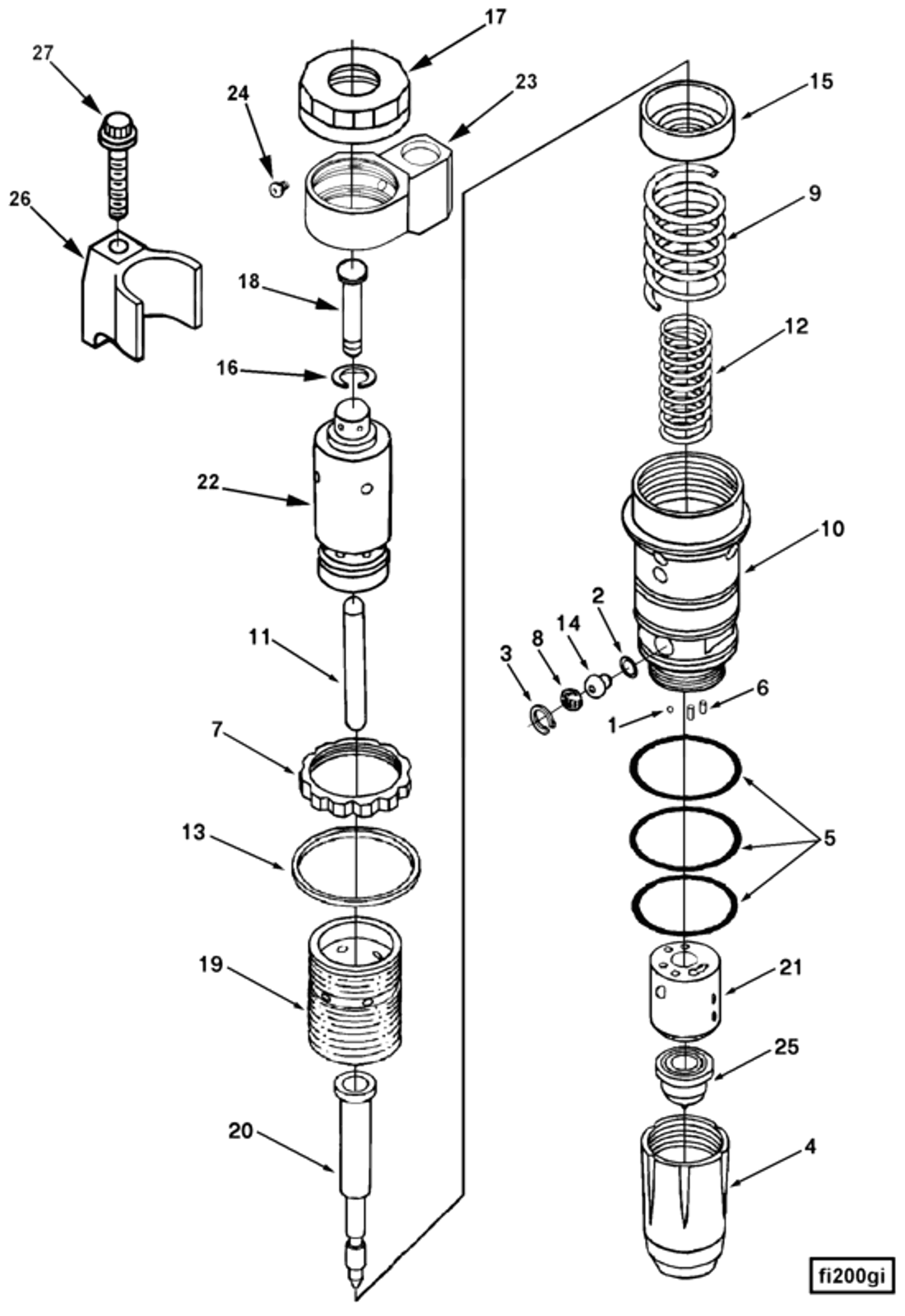 Tappet | Cummins 3074258 | Tappet Top Stop Lock Nut