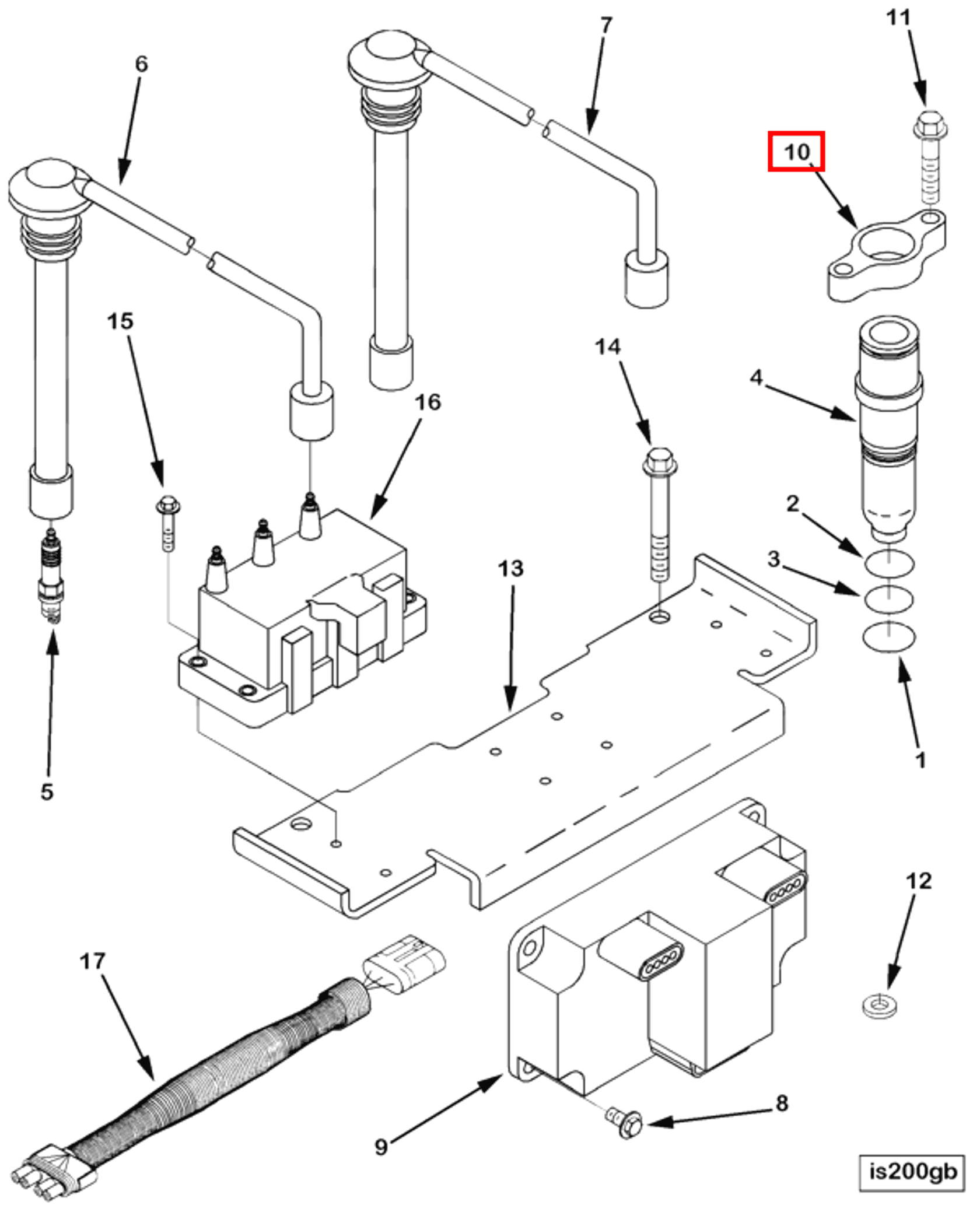 Retainer | Cummins 3074296 | Retaining Clamp