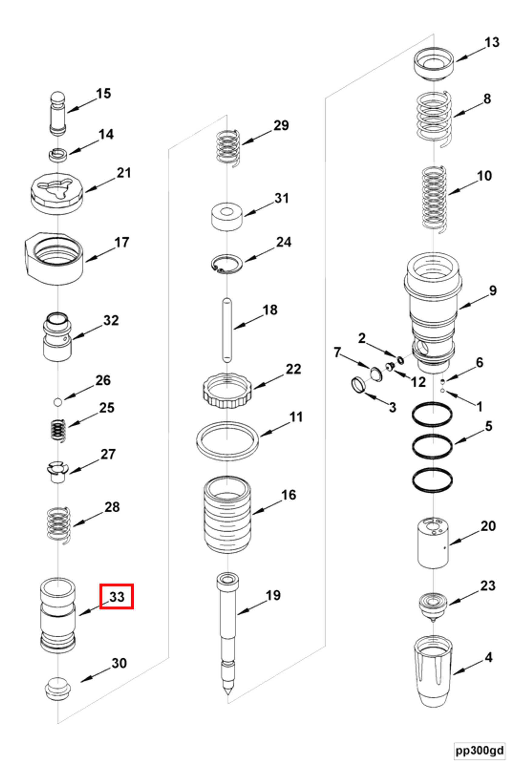 Tappet | Cummins 3075386 | Tappet Sleeve