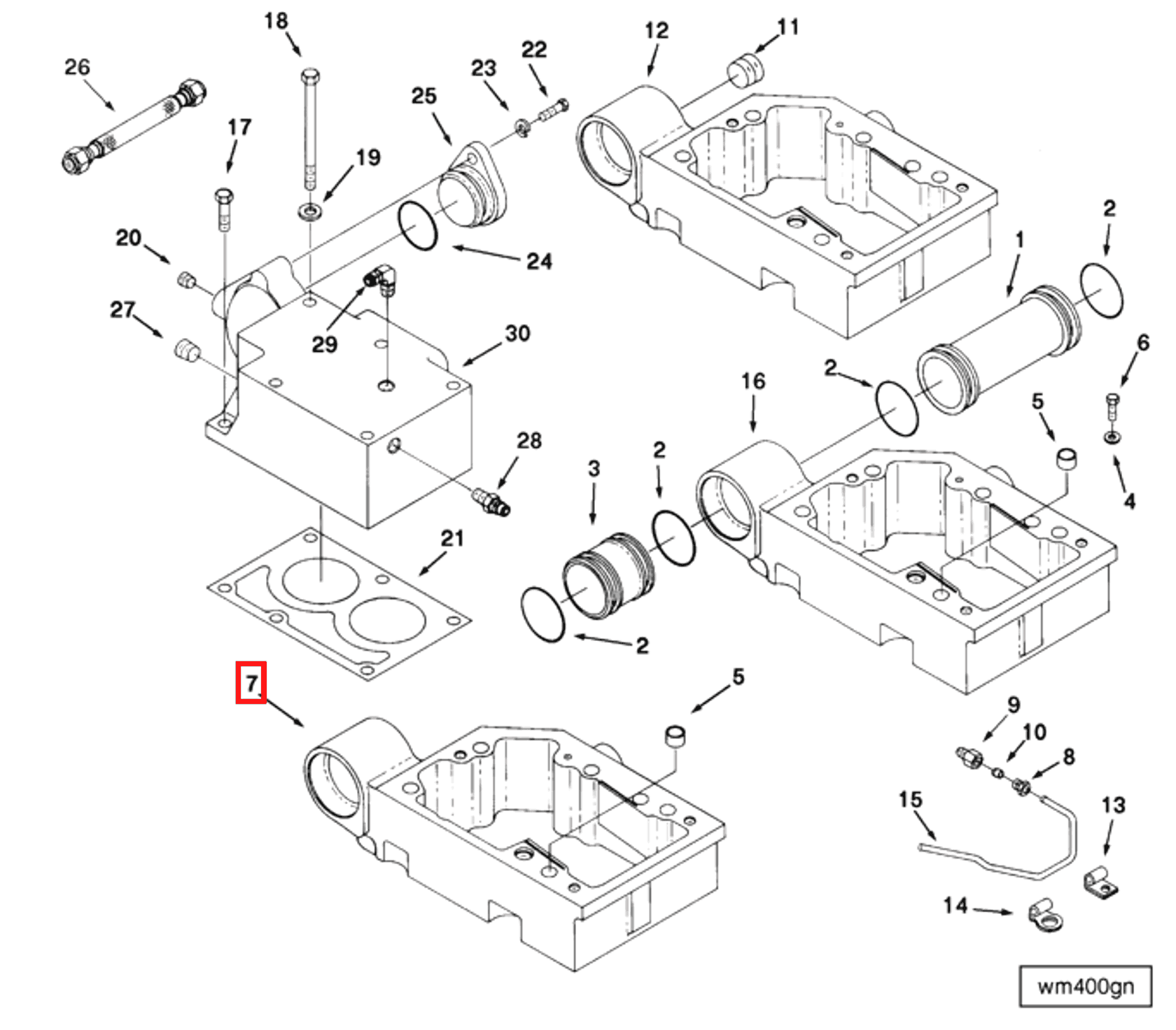 Rocker | Cummins 3075652 | Rocker Lever Housing