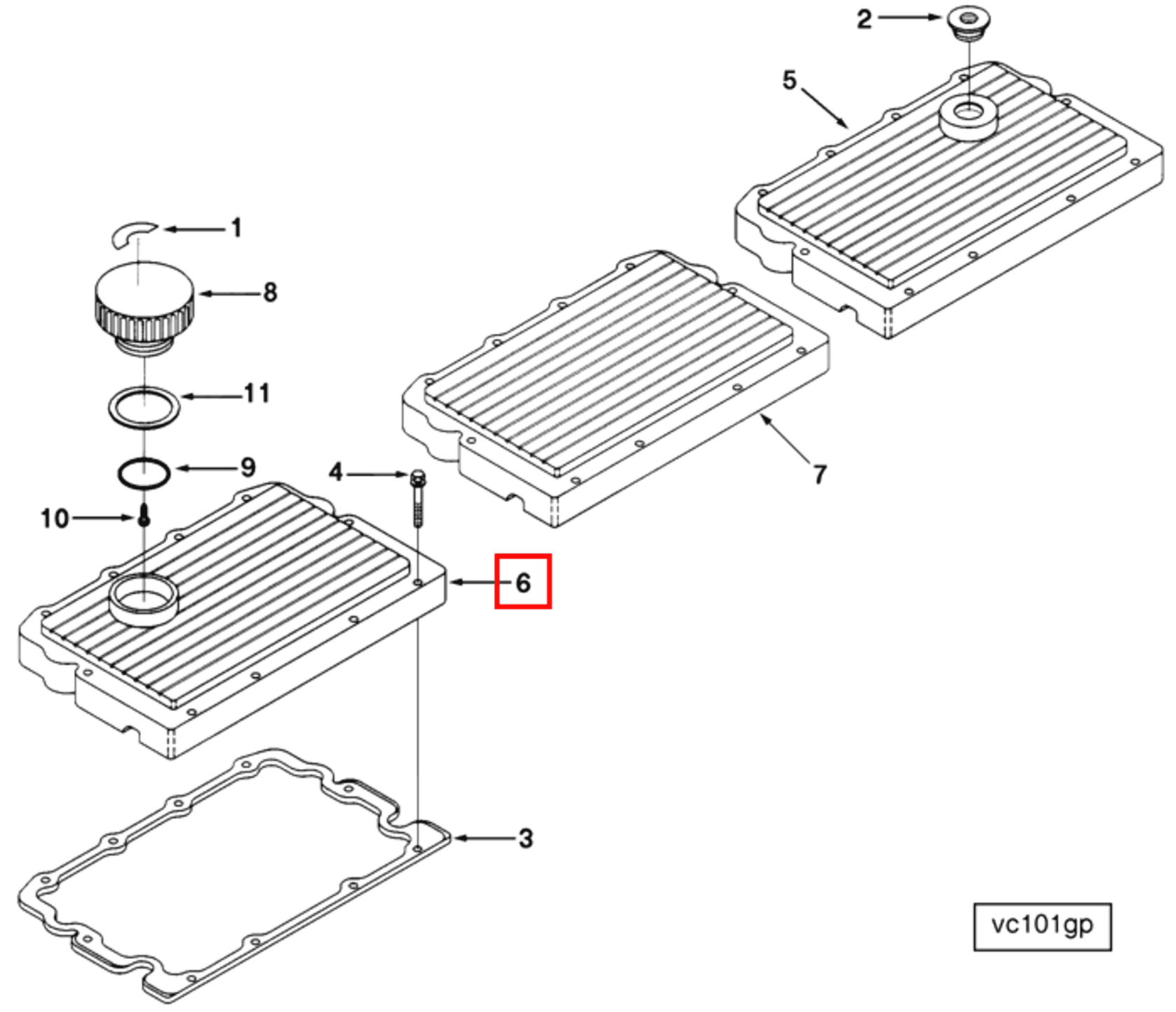 Rocker | Cummins 3078347 | Rocker Lever Cover