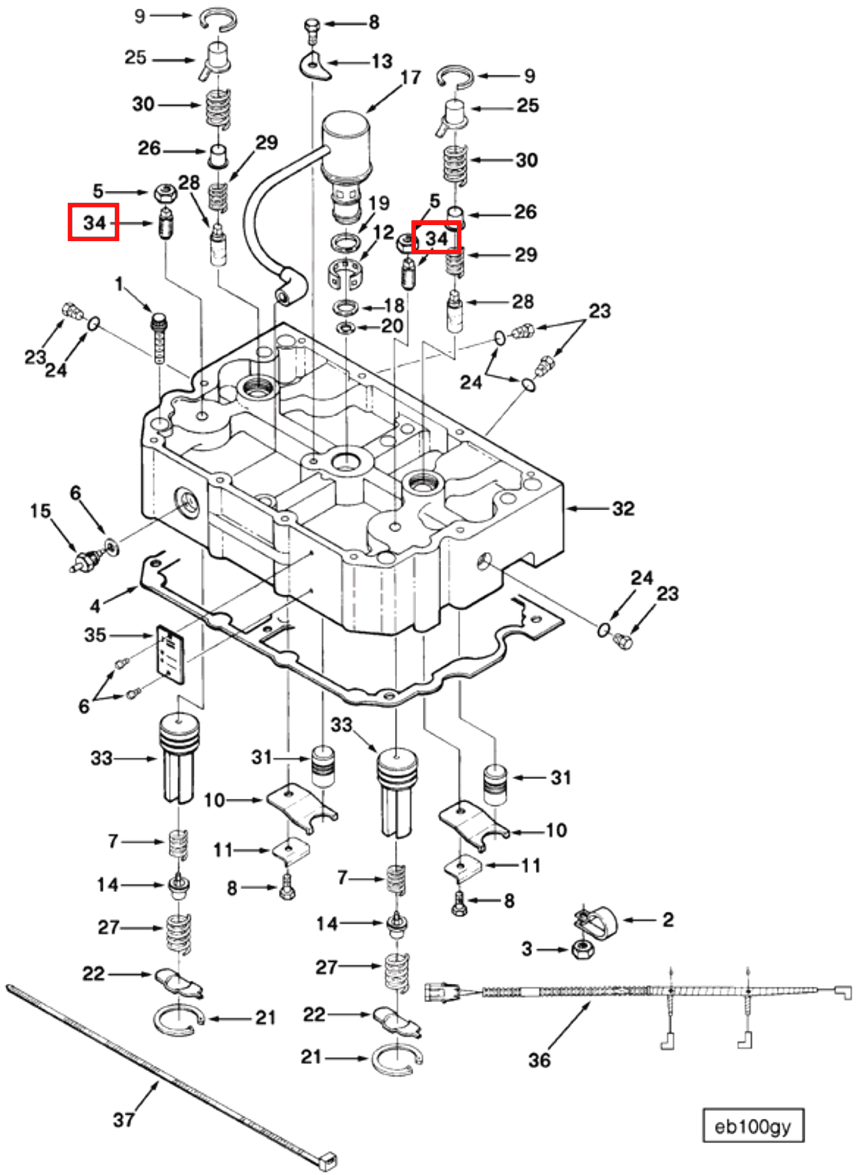 Engine | Cummins 3079603 | Engine Brake Adjusting Screw