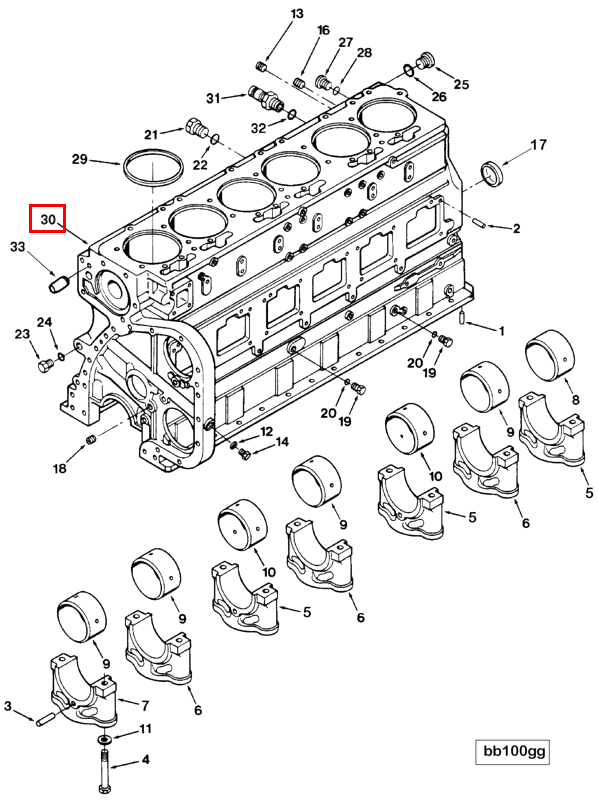 Cylinder Blok | Cummins 3081280