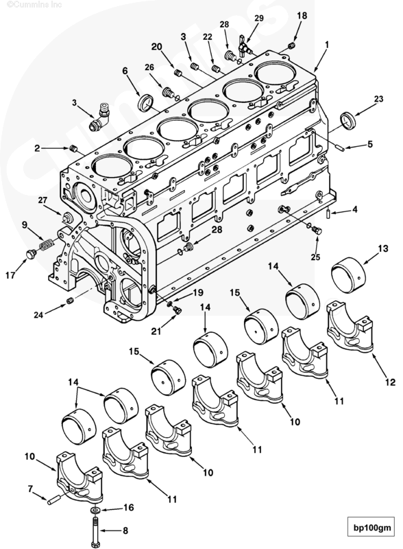 Cylinder Blok | Cummins 3081284