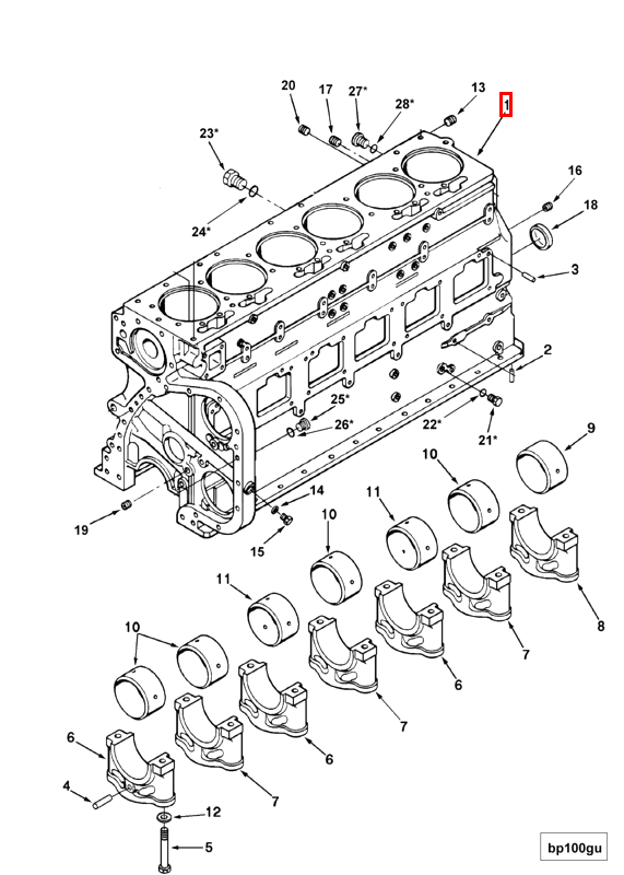 Cylinder Blok | Cummins 3081285