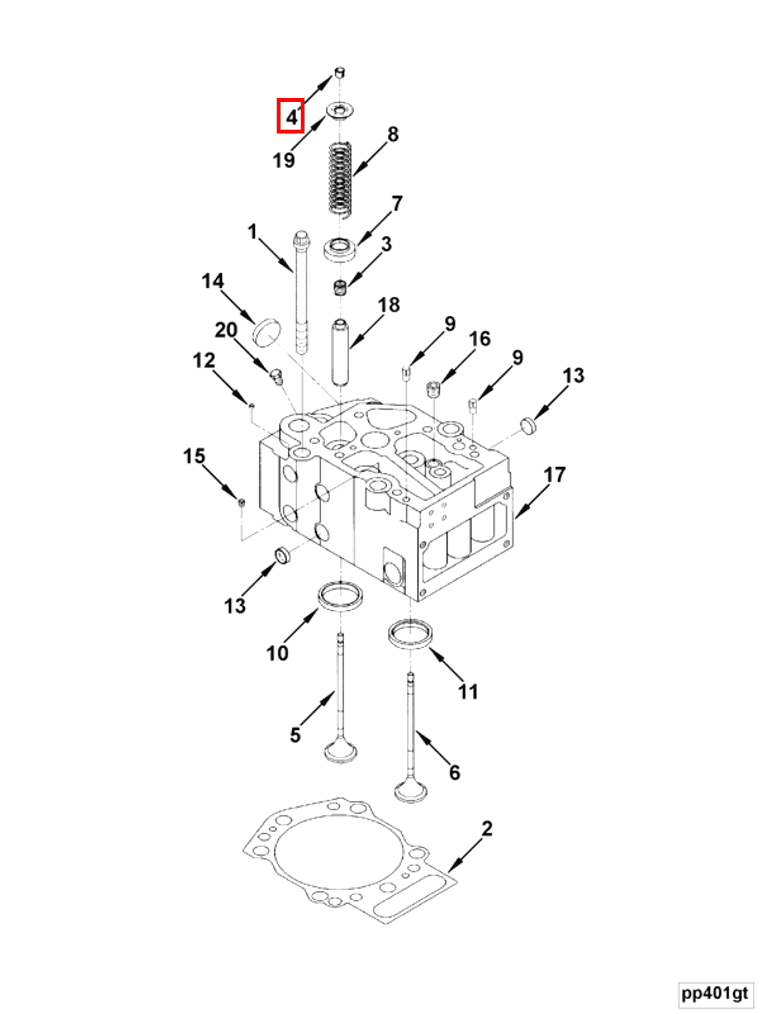 Valve | Cummins 3081534 | Valve Collet