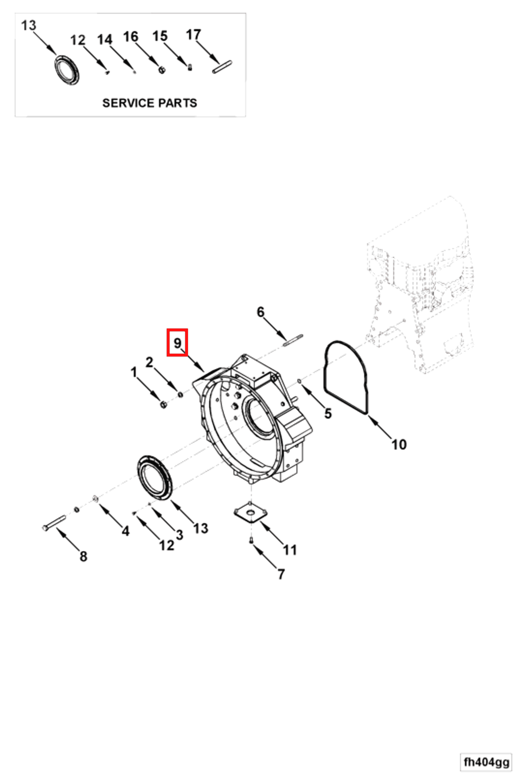Flywheel | Cummins 3081794 | Flywheel Housing