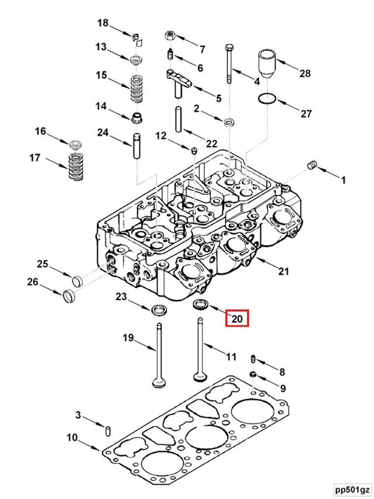Valve | Cummins 3084185 | Valve Insert