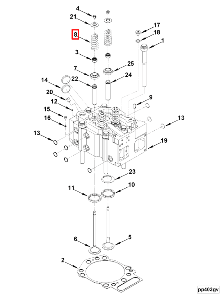 Valve | Cummins 3085962 | Valve Spring