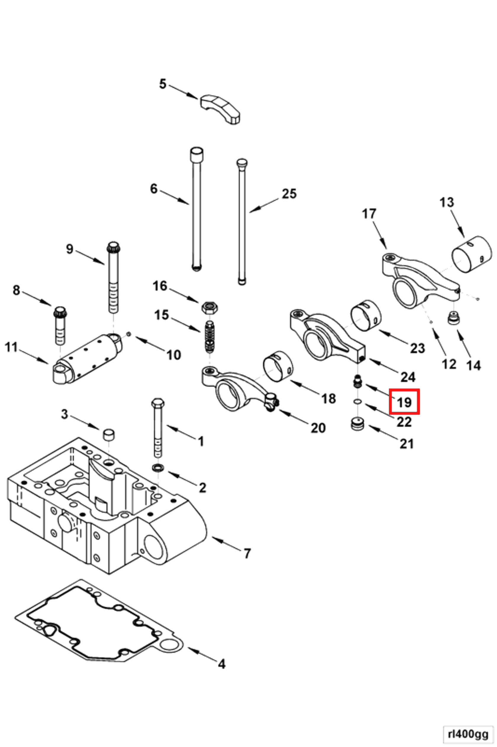 Rocker | Cummins 3085978 | Rocker Lever Ball