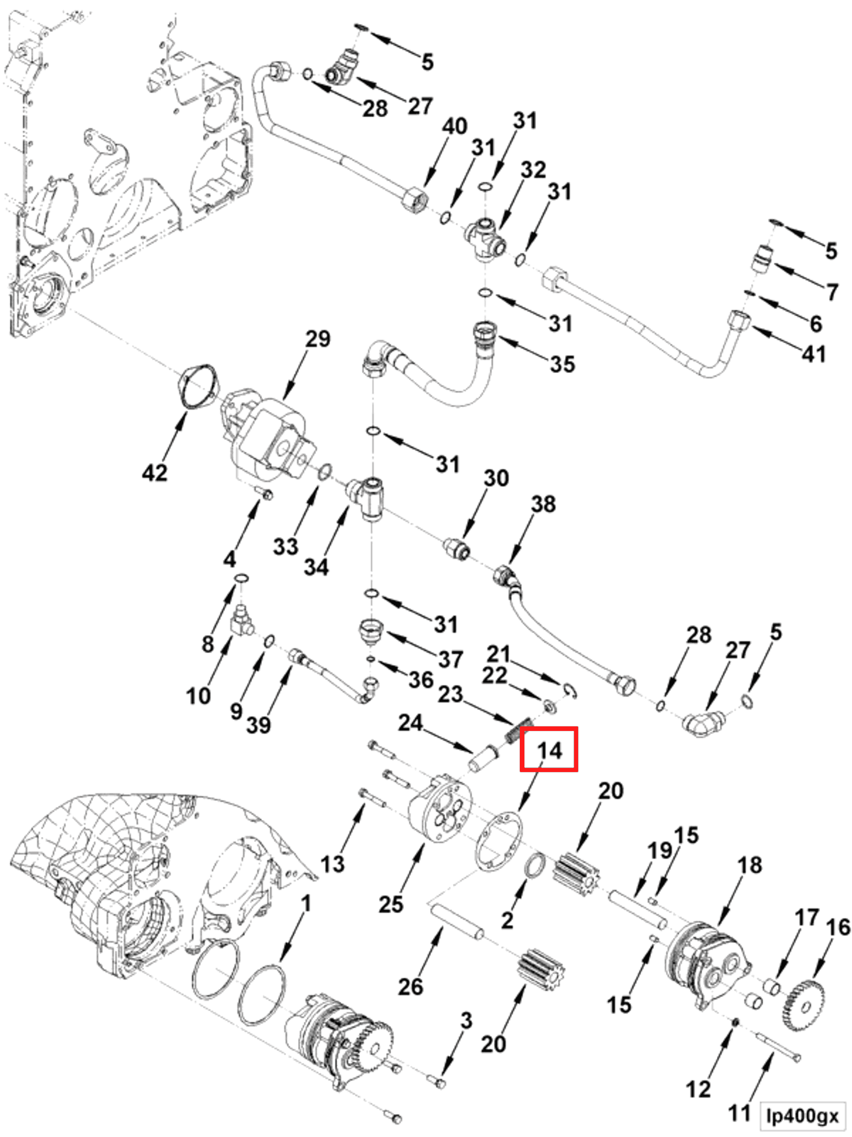 Gasket | Cummins 3085989 | Lubricating Oil Pump Gasket