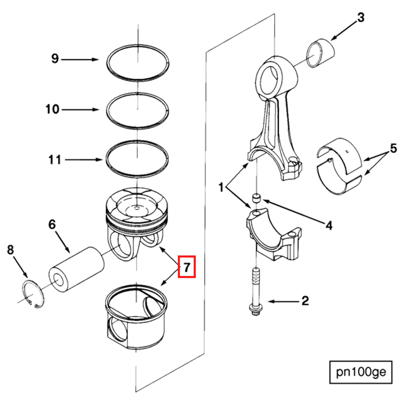 Engine | Cummins 3087635 | Engine Piston