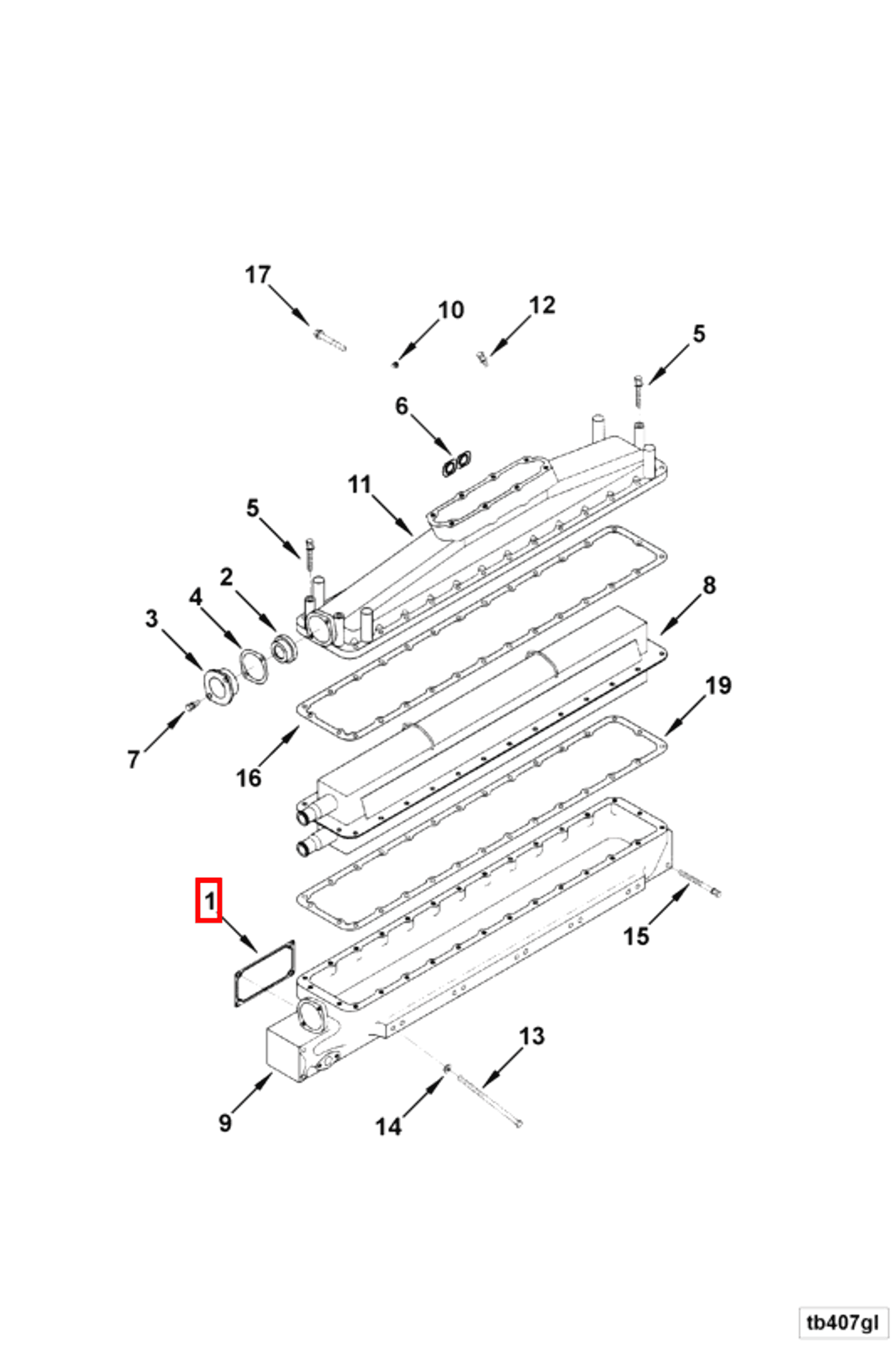 Gasket | Cummins 3088024 | Intake Manifold Gasket