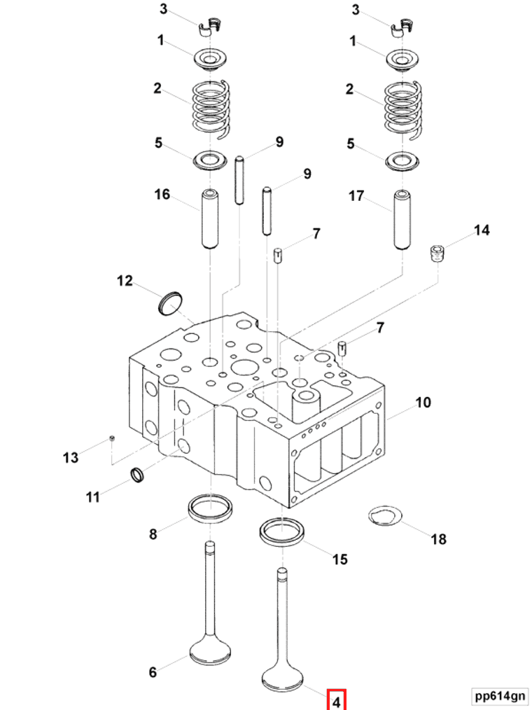 Valve | Cummins 3088393 | Intake Valve
