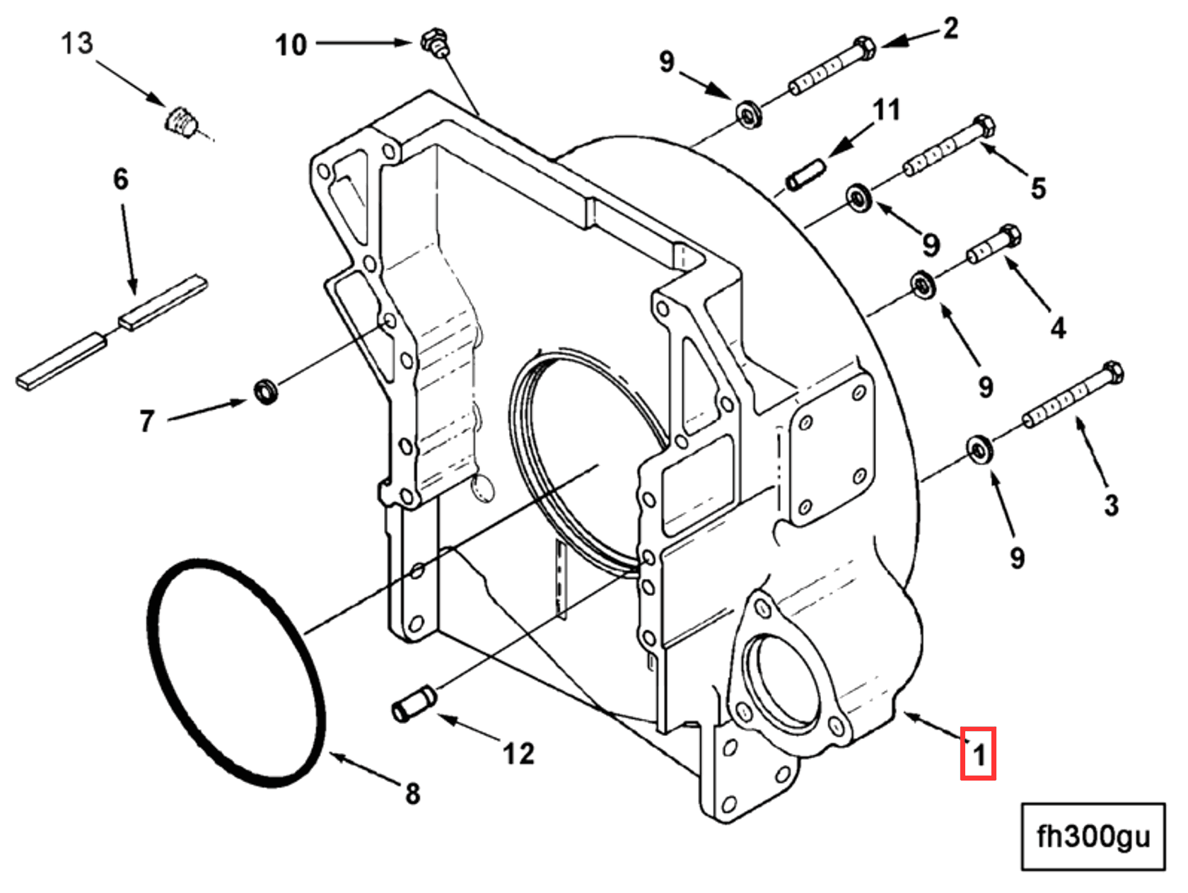 Flywheel | Cummins 3090841 | Flywheel Housing